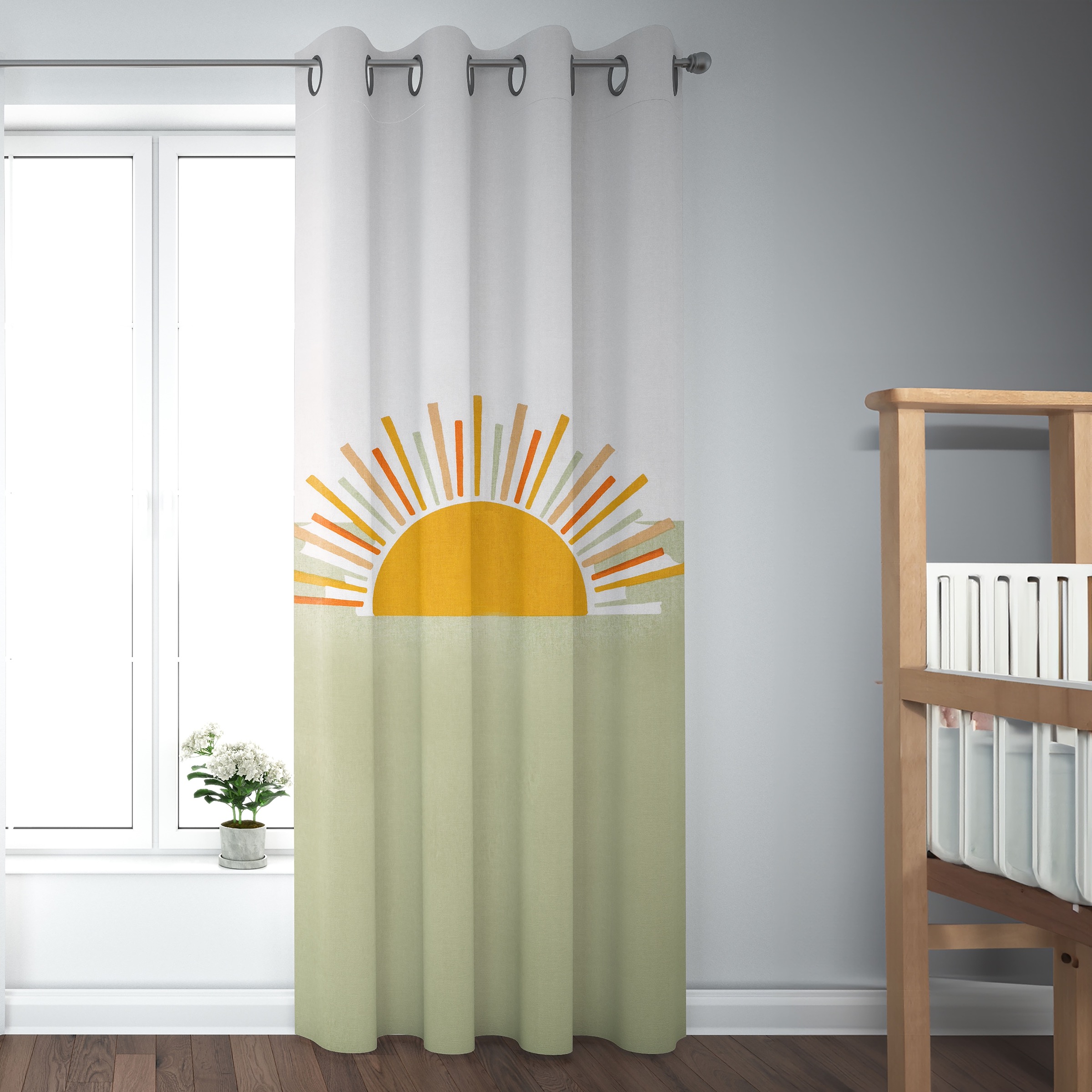 ΚΟΥΡΤΙΝΑ ΠΑΙΔΙΚΗ HALF SUN 150X280 ΜΕ ΤΡΟΥΚΣ